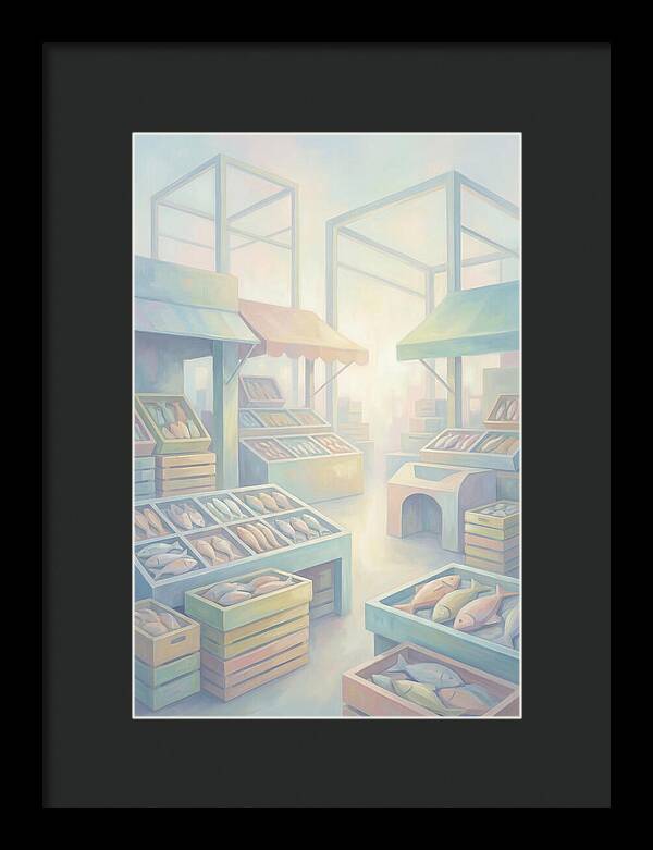 Tropical Fish Market Scene