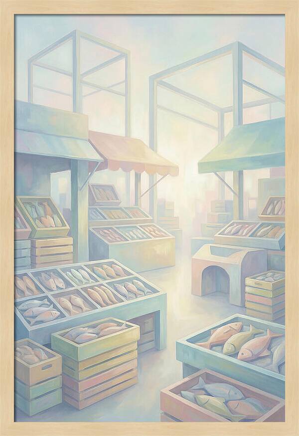 Tropical Fish Market Scene