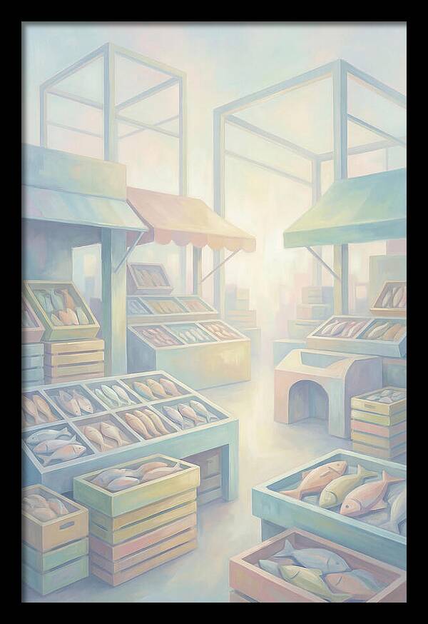 Tropical Fish Market Scene