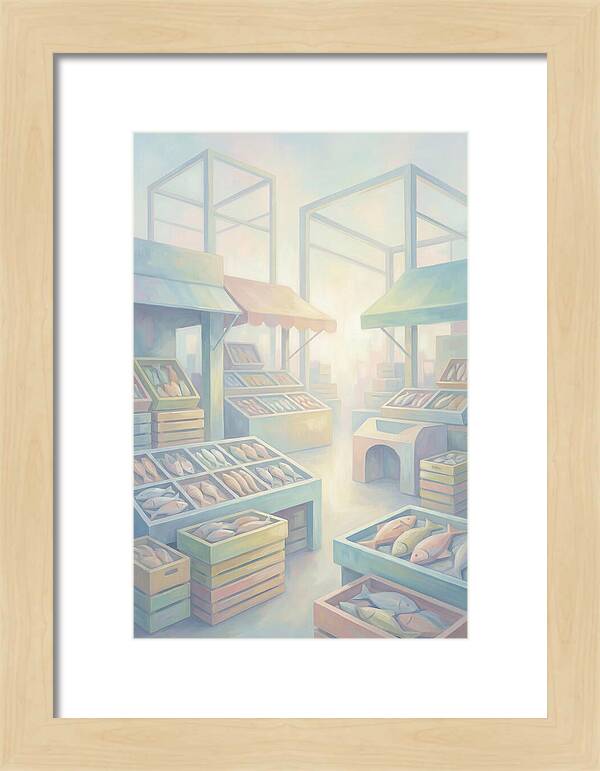 Tropical Fish Market Scene