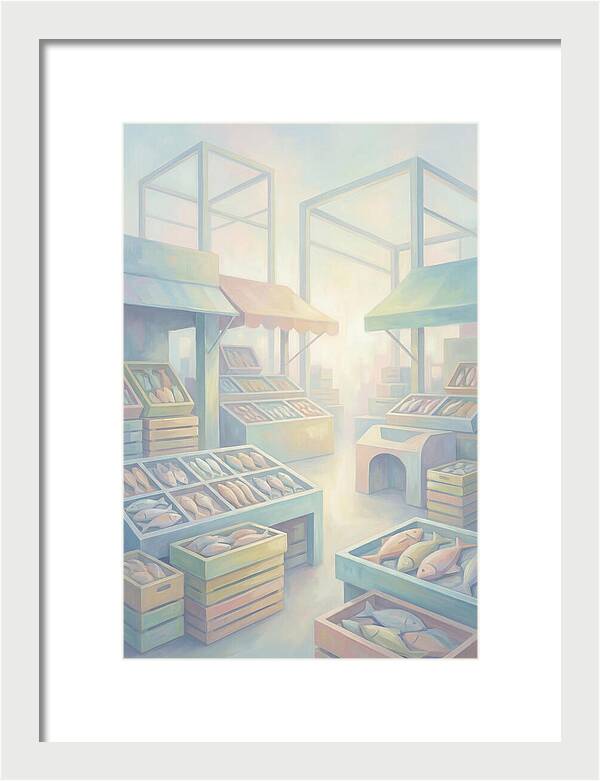 Tropical Fish Market Scene