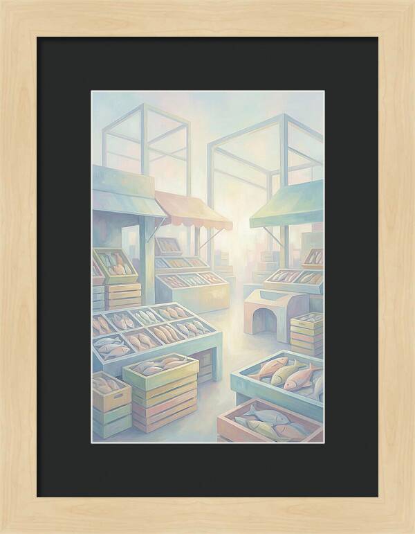 Tropical Fish Market Scene