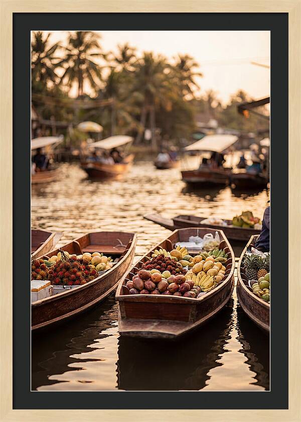 Tropical Floating Market Serenity