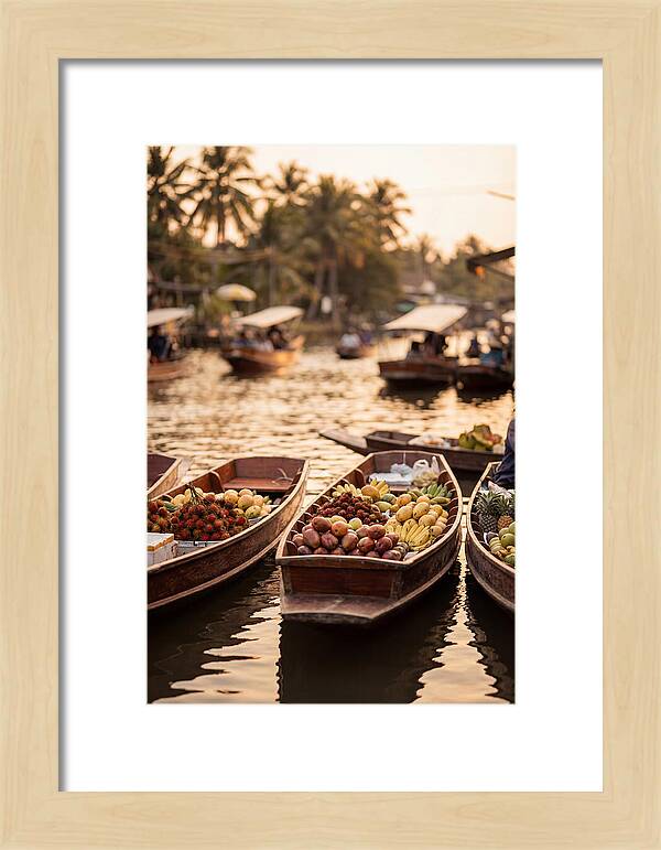 Tropical Floating Market Serenity