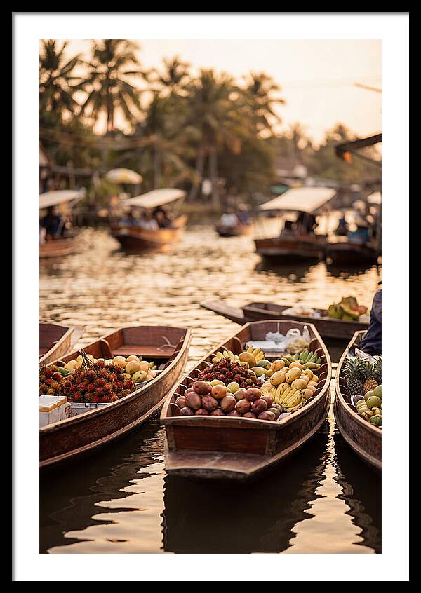 Tropical Floating Market Serenity