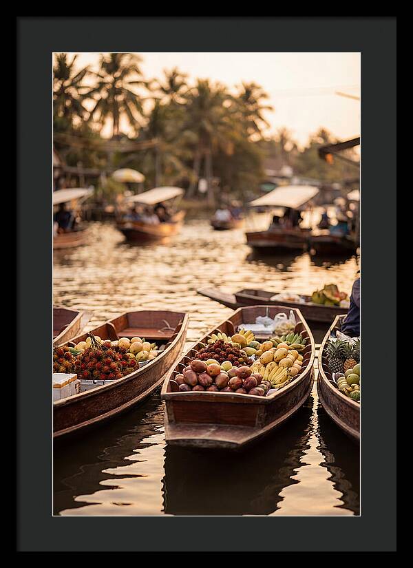Tropical Floating Market Serenity