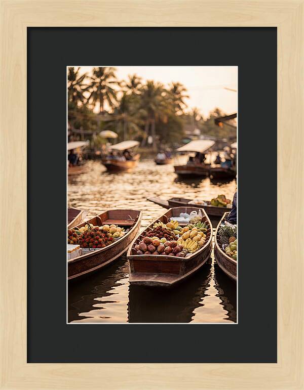 Tropical Floating Market Serenity