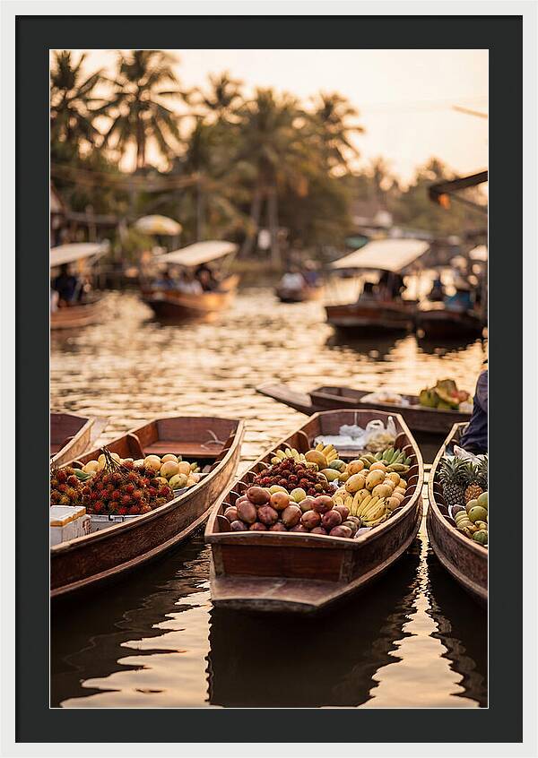 Tropical Floating Market Serenity