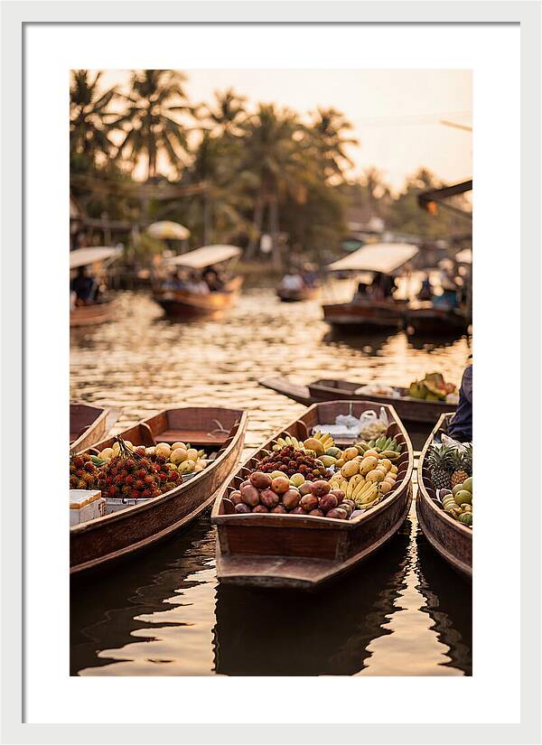 Tropical Floating Market Serenity