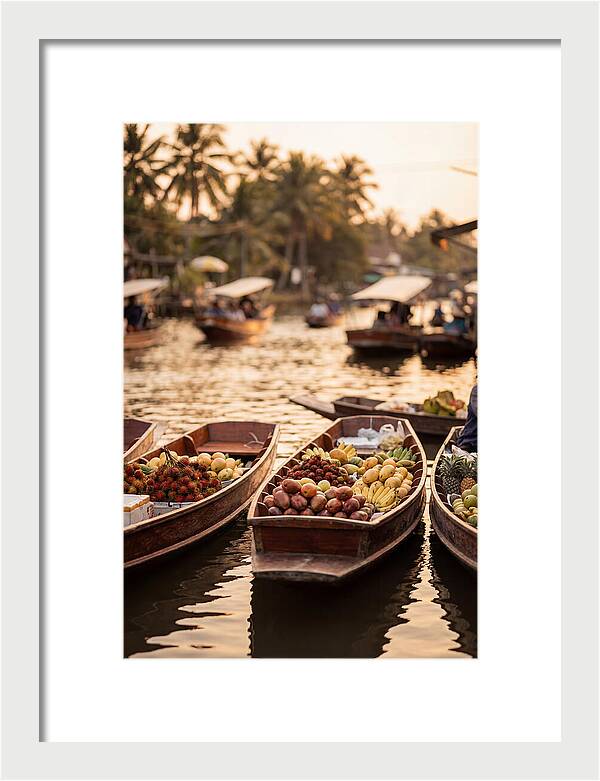 Tropical Floating Market Serenity