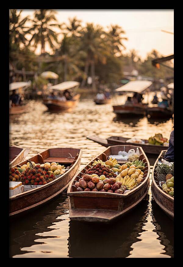 Tropical Floating Market Serenity