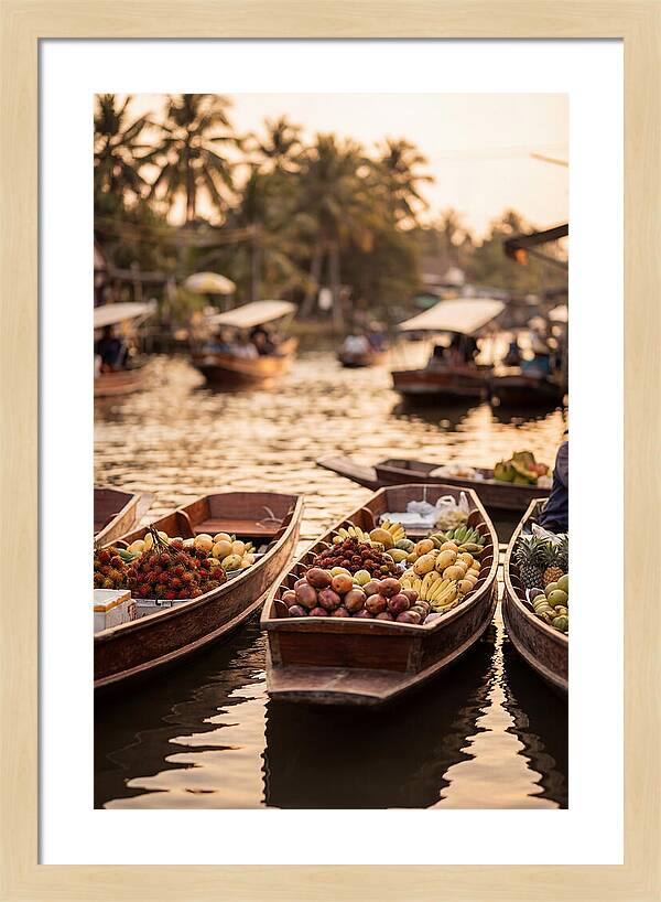 Tropical Floating Market Serenity