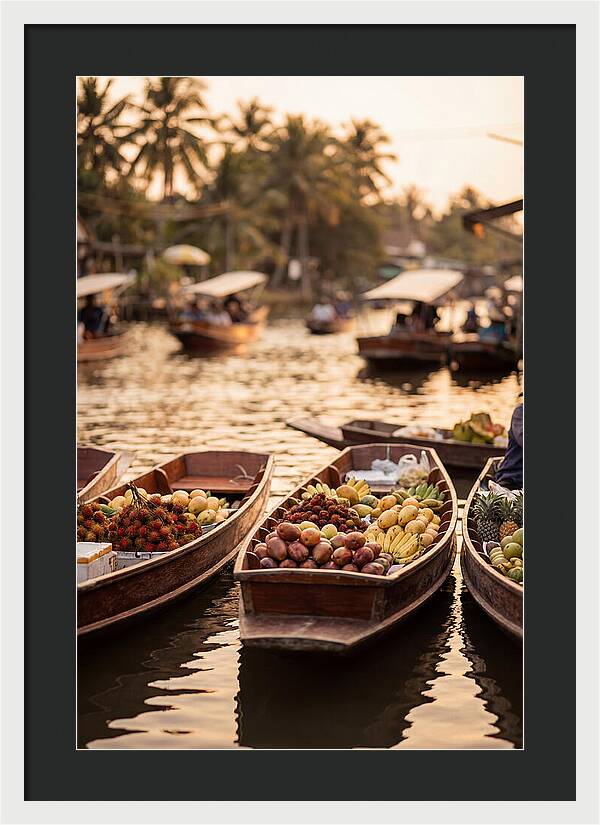 Tropical Floating Market Serenity