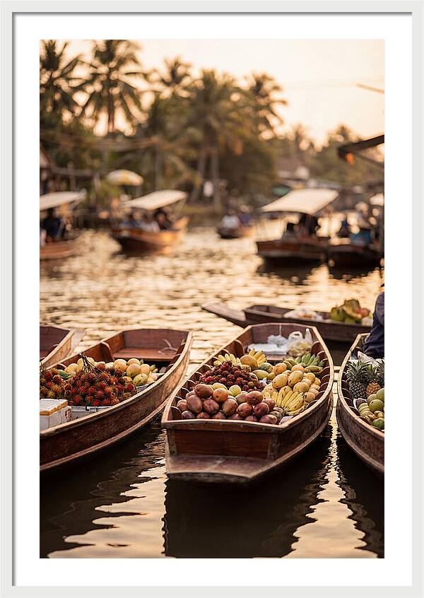 Tropical Floating Market Serenity