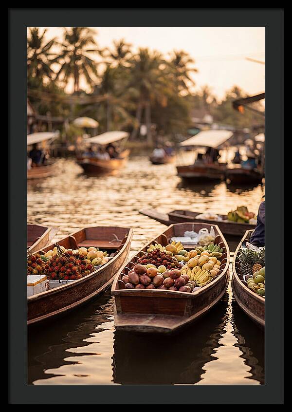 Tropical Floating Market Serenity