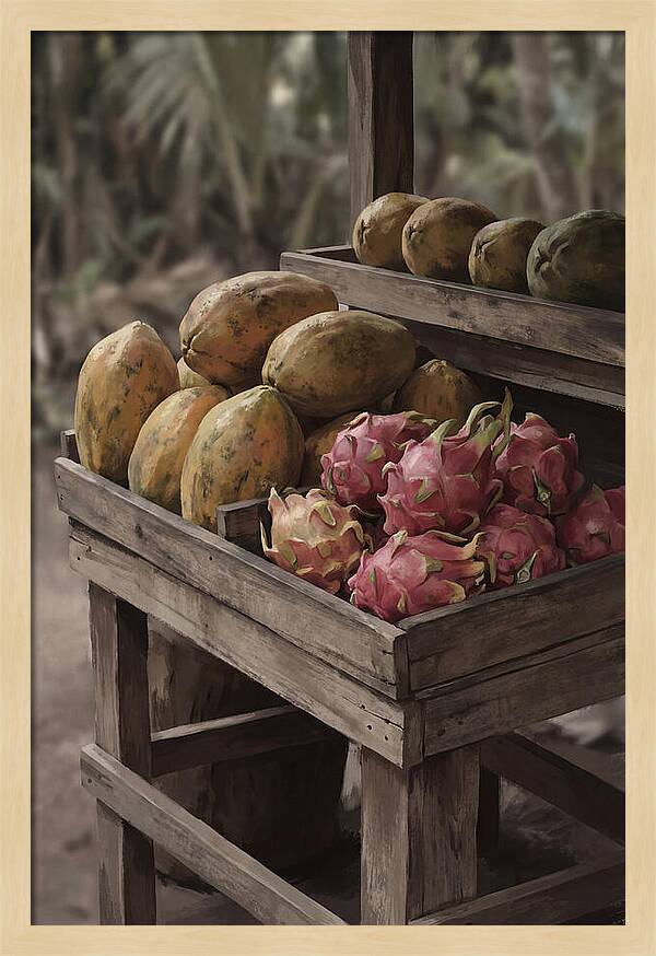 Tropical Fruit Stand Delight