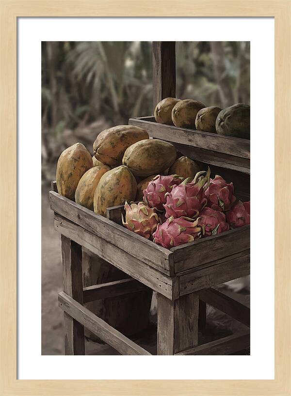 Tropical Fruit Stand Delight
