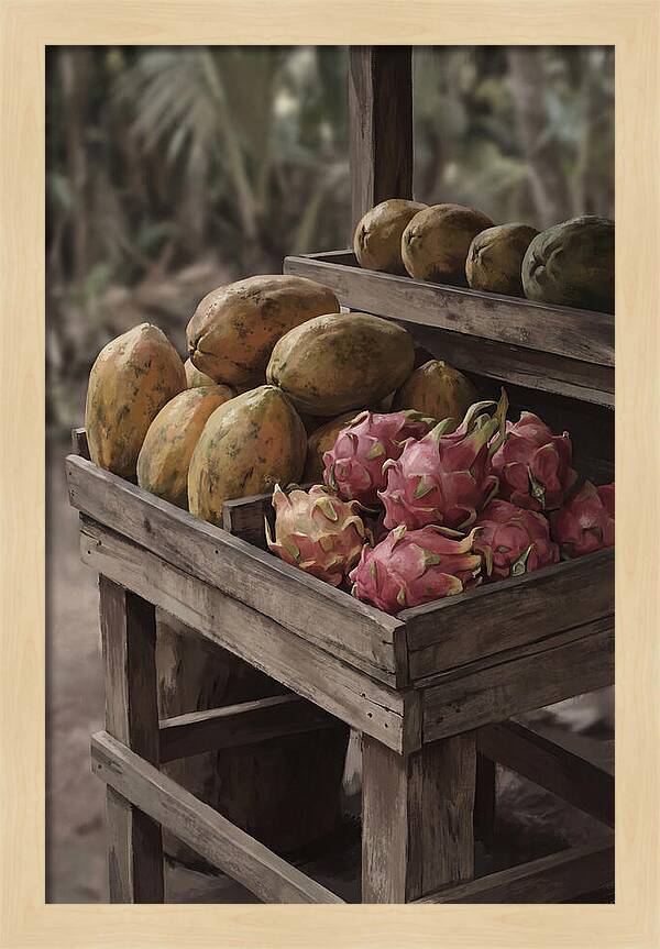 Tropical Fruit Stand Delight