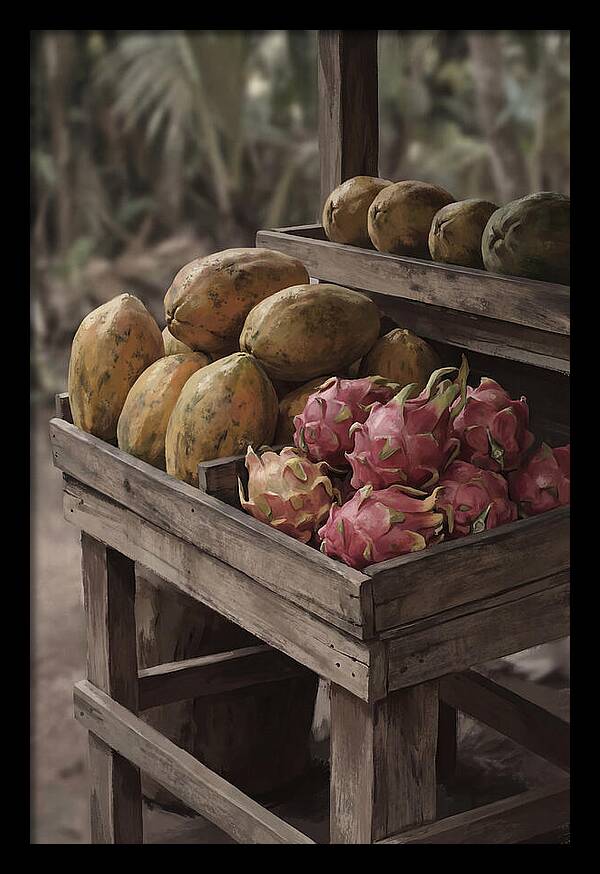 Tropical Fruit Stand Delight