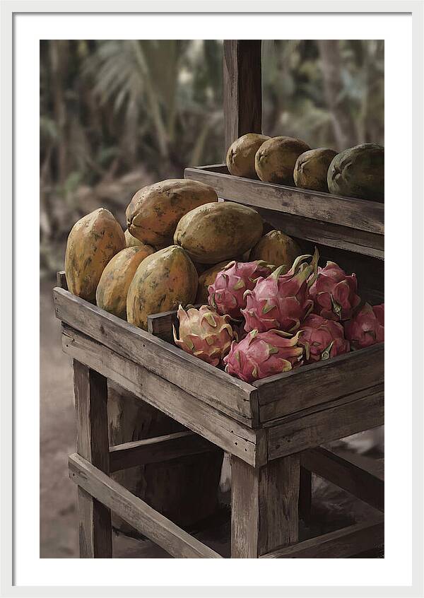 Tropical Fruit Stand Delight