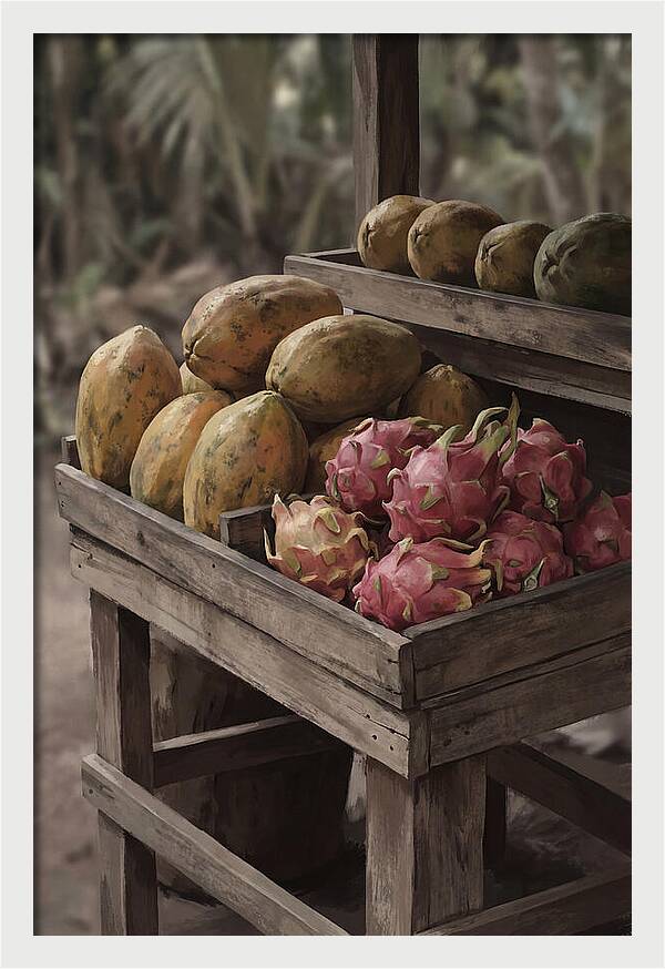 Tropical Fruit Stand Delight