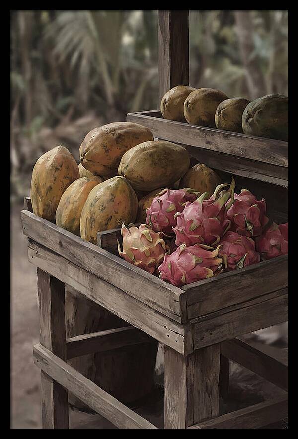 Tropical Fruit Stand Delight