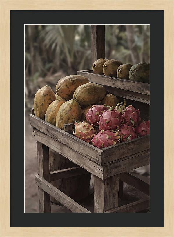 Tropical Fruit Stand Delight