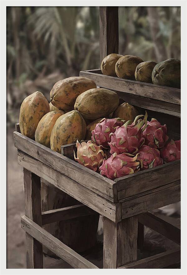 Tropical Fruit Stand Delight