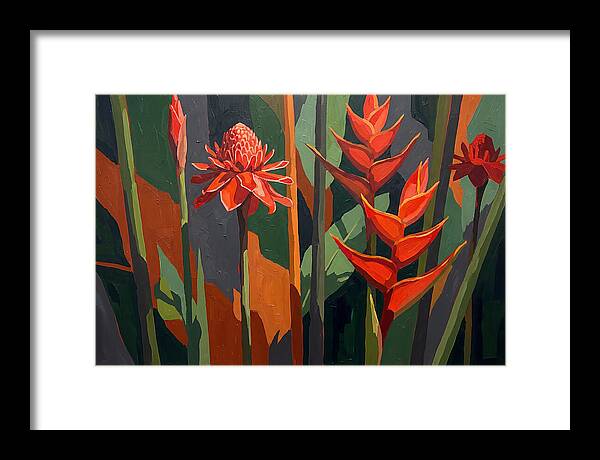Tropical Garden Blooms