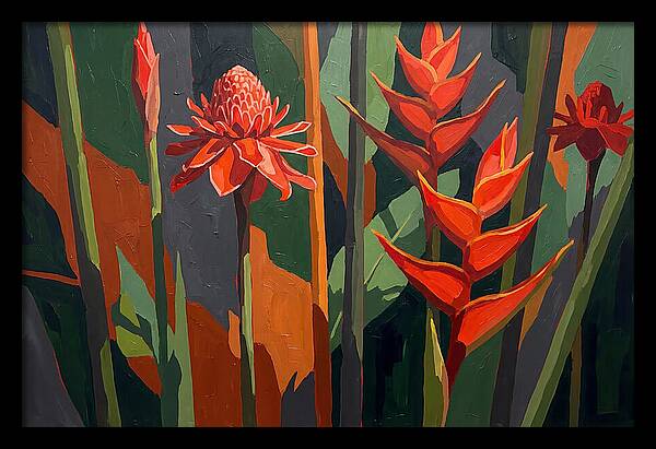 Tropical Garden Blooms