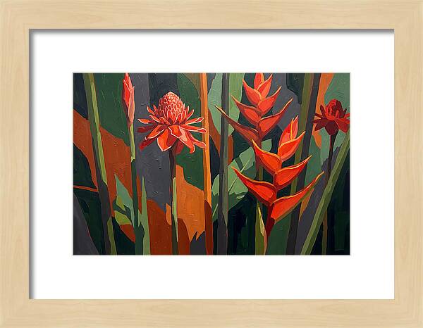 Tropical Garden Blooms
