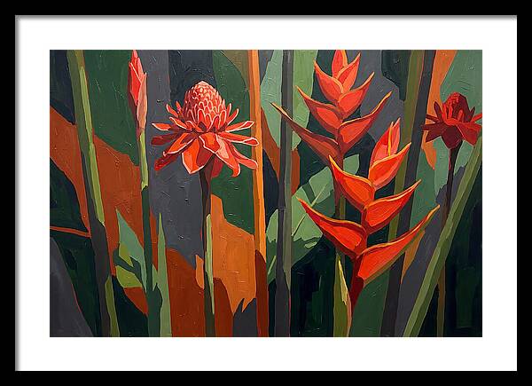 Tropical Garden Blooms