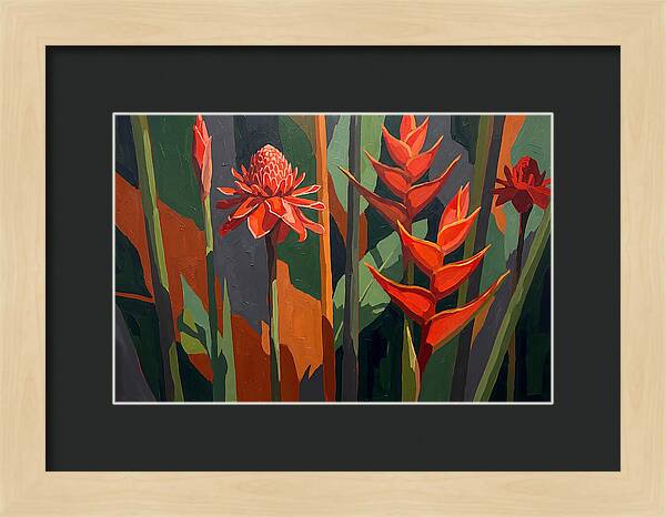 Tropical Garden Blooms
