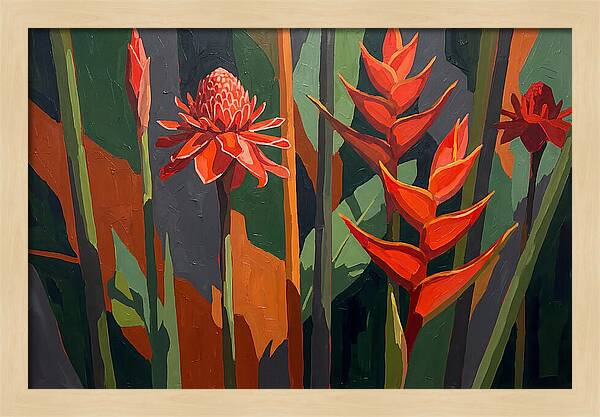 Tropical Garden Blooms