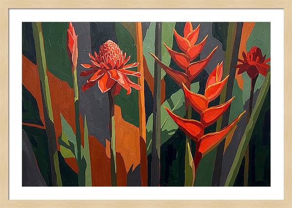 Tropical Garden Blooms