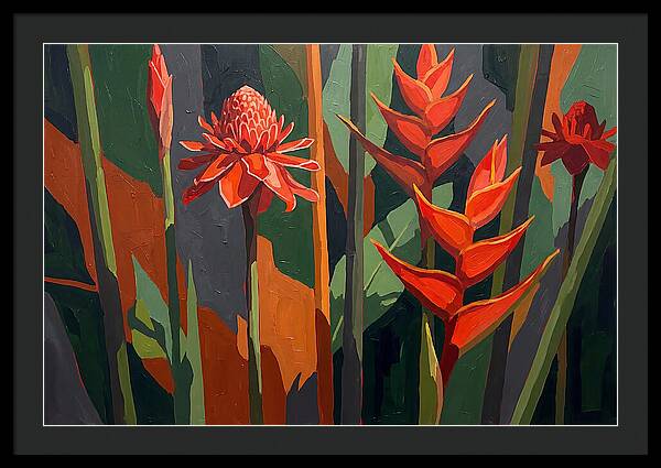 Tropical Garden Blooms