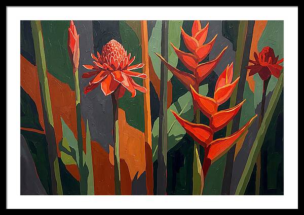 Tropical Garden Blooms