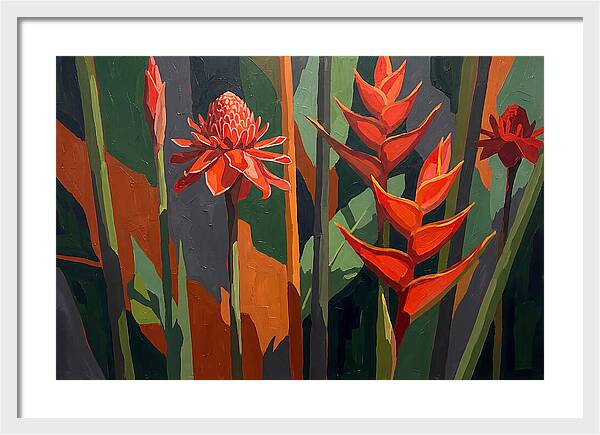 Tropical Garden Blooms