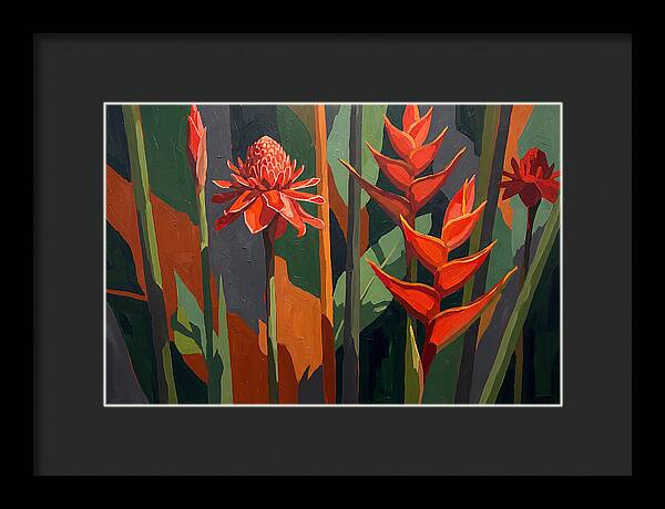 Tropical Garden Blooms