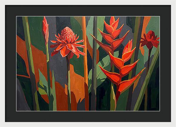 Tropical Garden Blooms