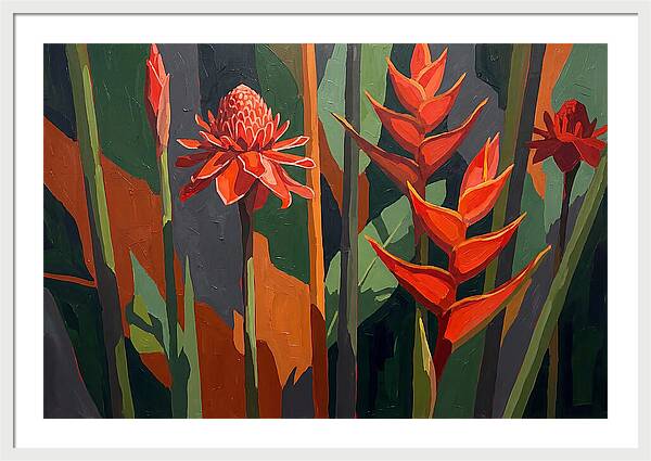 Tropical Garden Blooms