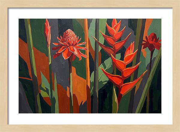 Tropical Garden Blooms