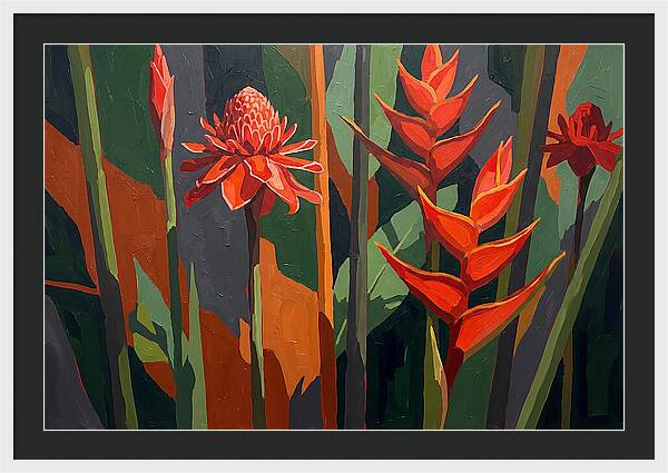 Tropical Garden Blooms