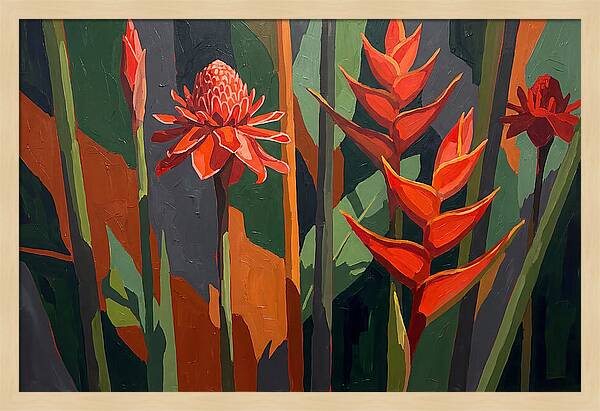Tropical Garden Blooms