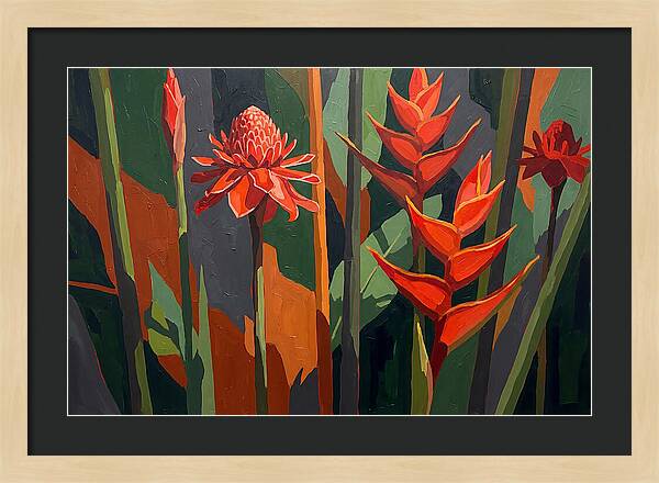 Tropical Garden Blooms
