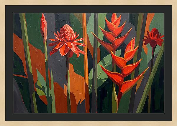 Tropical Garden Blooms