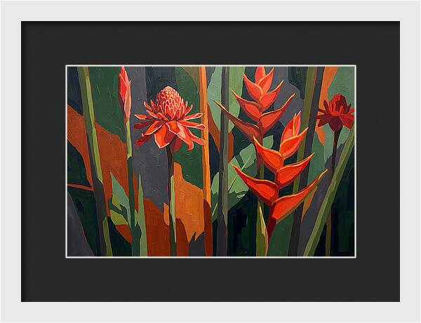 Tropical Garden Blooms