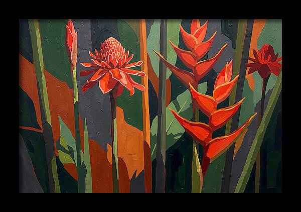Tropical Garden Blooms
