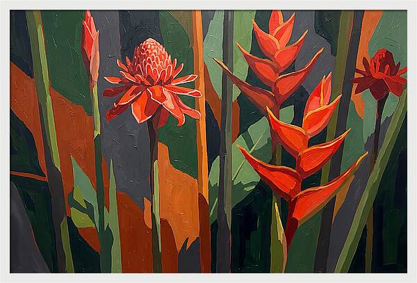 Tropical Garden Blooms