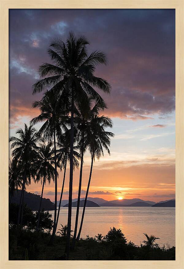 Tropical Island Sunset